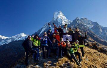 Mardi Himal Trek in Nepal, beautiful view