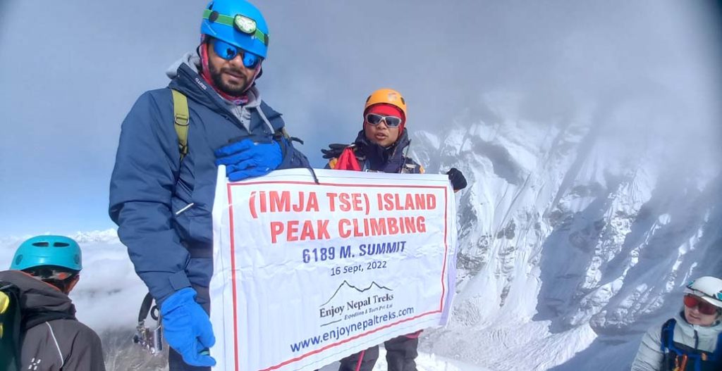Island Peak besteigung in Nepal