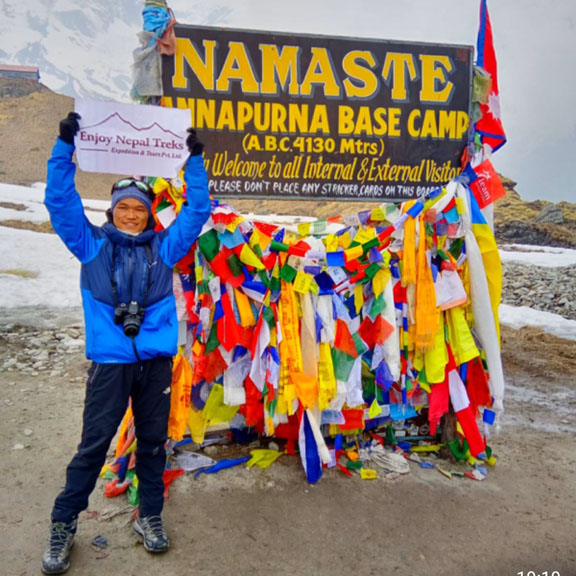 Enjoy Nepal Treks Team Guide-Saroj Rai