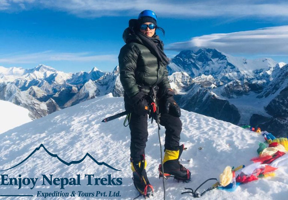 Guias Femininas no Nepal Ms.Nim Lamu Sherpa