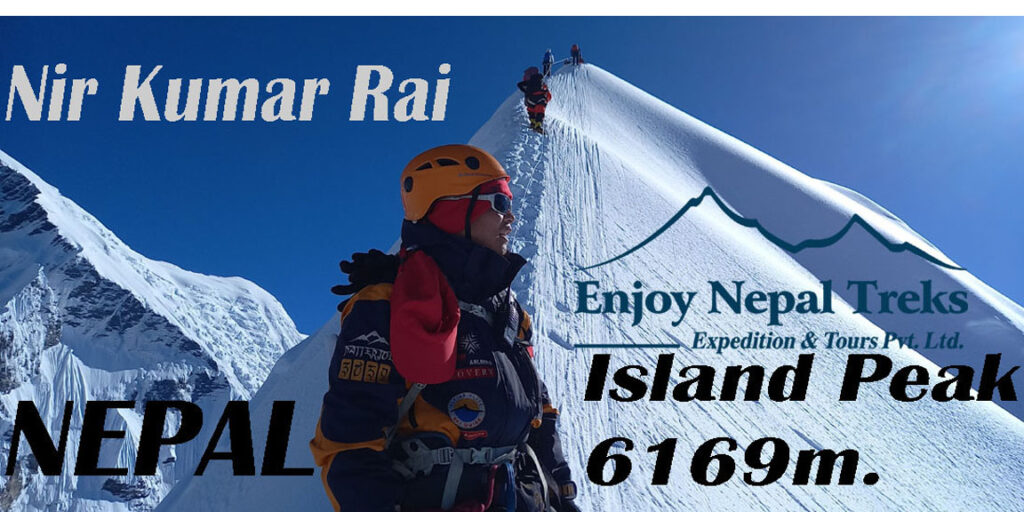 (Imja Tse) Pemandu Pendakian Puncak Pulau-Nir Kumar Rai