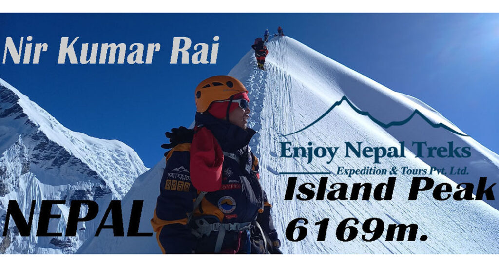 (Imja Tse) Guia de escalada do Pico da Ilha - Nir Kumar