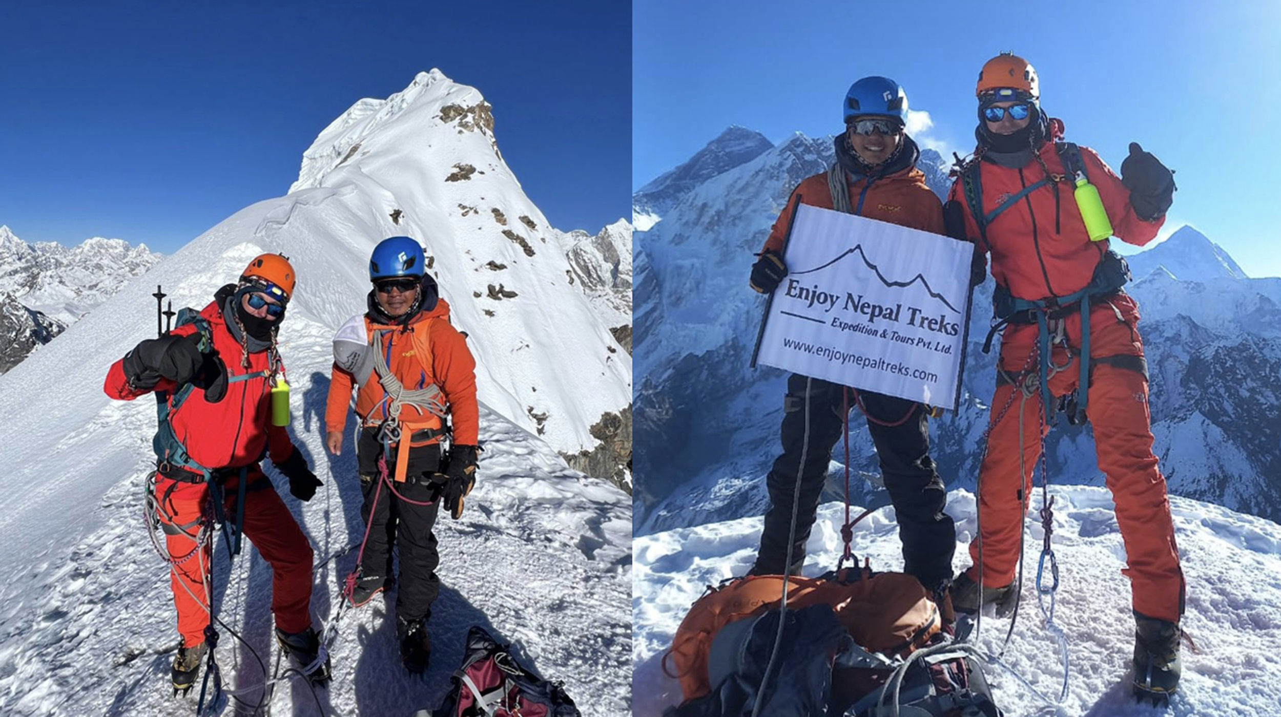 Koszt lub cena wspinaczki na szczyt Lobuche z Lobuche